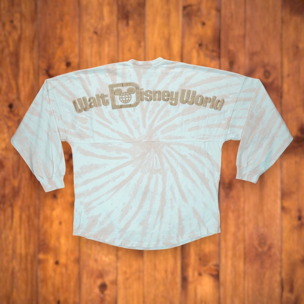 Walt Disney World Spirit‎ Jersey Gold Dust Glitter Sparkle Shirt Medium
